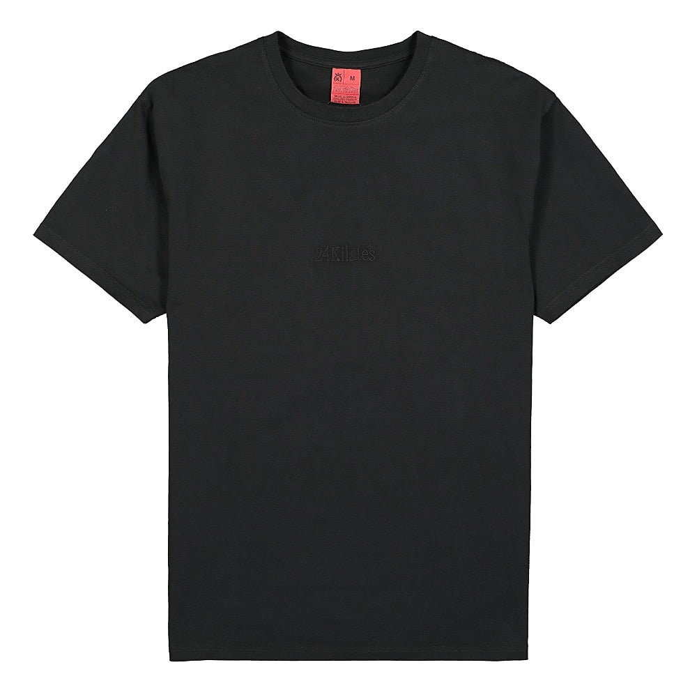 24 Kilates Zoom Logo Tee Black T-Shirts 24KSS21-ZOM-SS-01 | Overkill