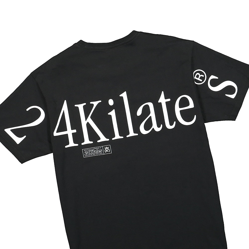 24 Kilates Zoom Logo Tee Black T-Shirts Detailfoto | Overkill