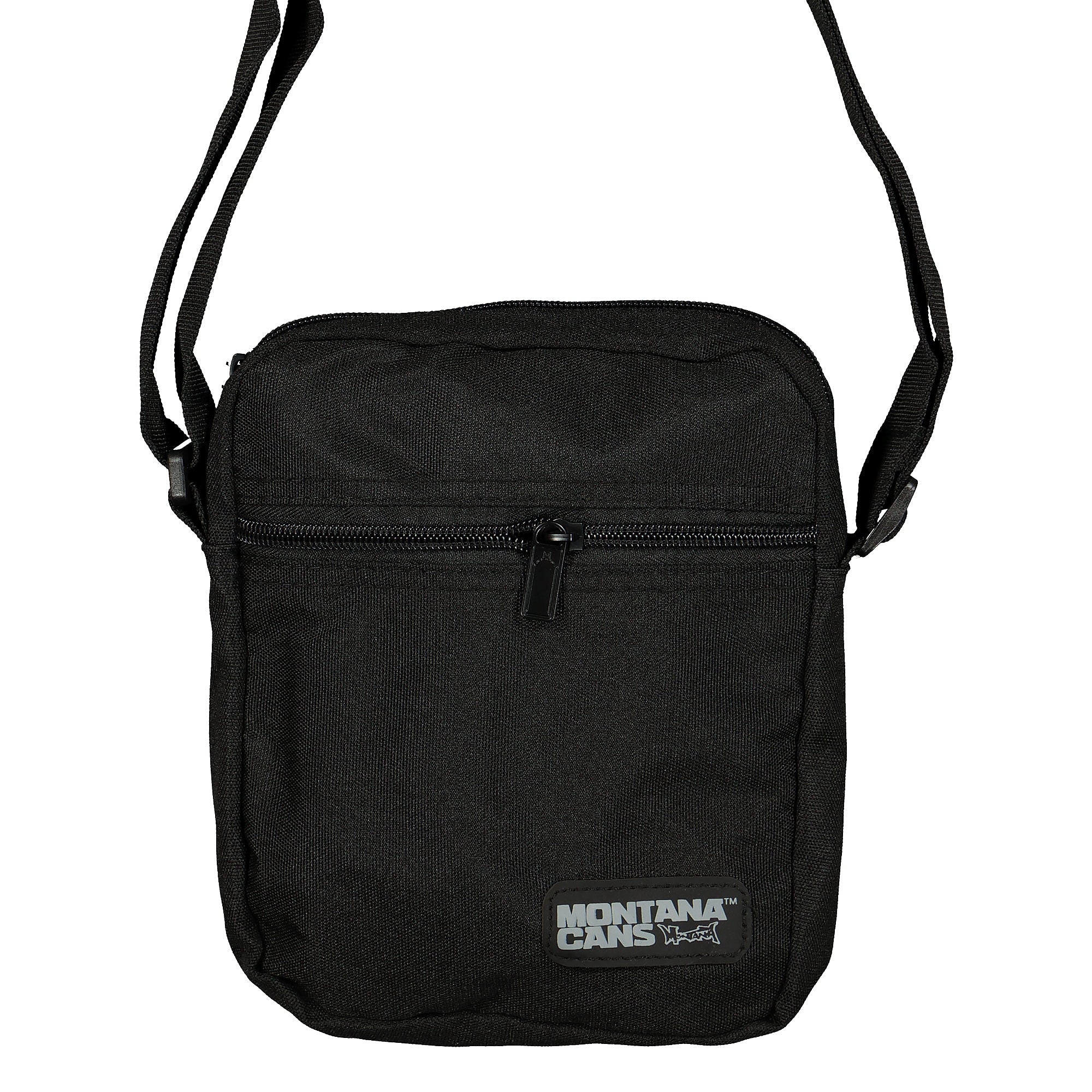 Montana Cans Borsa A Tracolla Rossa E Nera - Handbag Con Fodera Rossa Per Streetwear E Graffiti