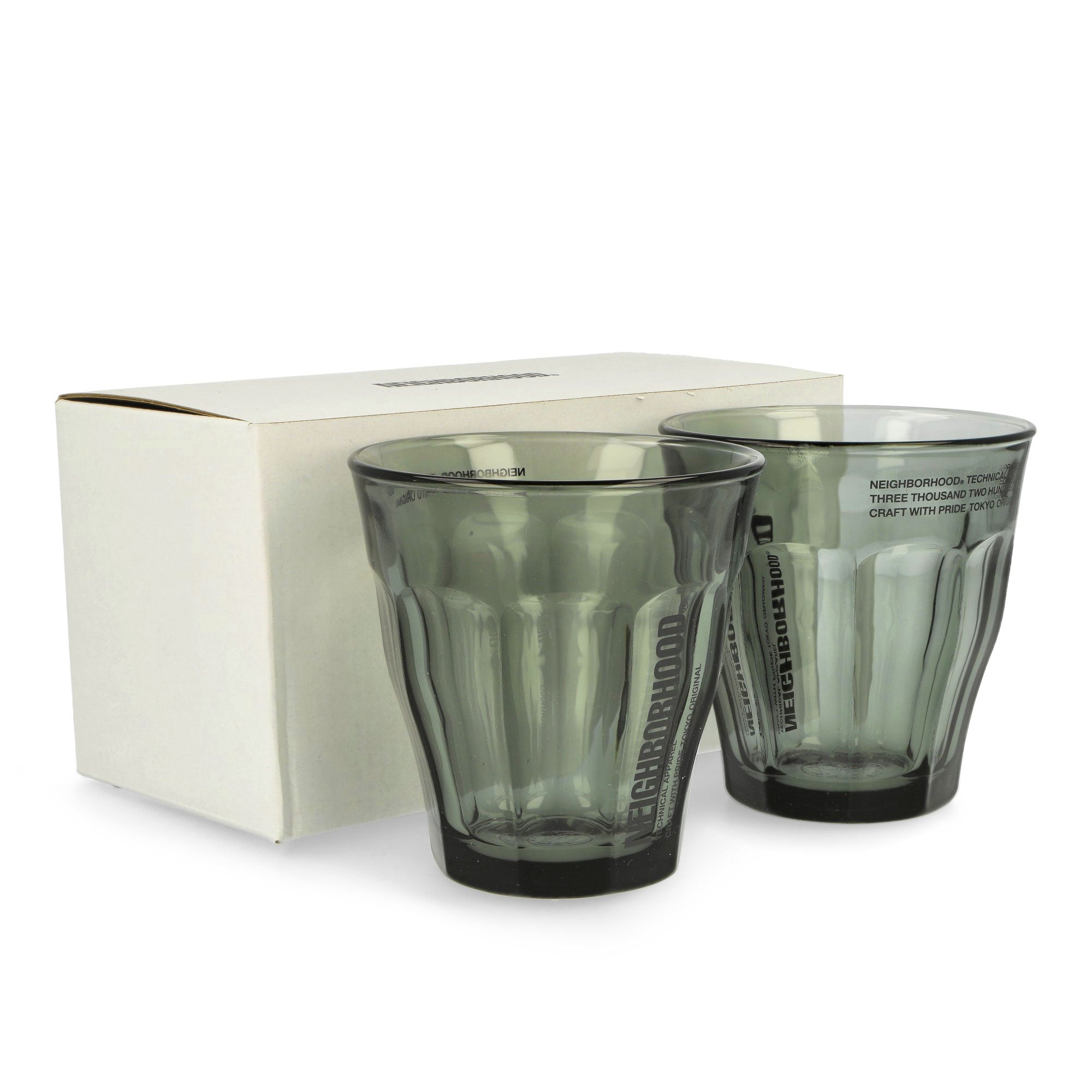 小物 NEIGHBORHOOD LOGO DURALEX GLASS SET Neighborhood Logo Duralex Glass Set 251OTNH-AC02 / Gray | OVERKILL