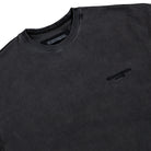 Neighborhood Pigment Dyed Crewneck SS Black T-Shirt 251FPNH-CSM13 / Black Detailfoto | Overkill
