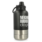 Neighborhood Dog Travel Bottle Black Travel Pet Bowls 251MYNH-AC06 / Black Close-up | Overkill
