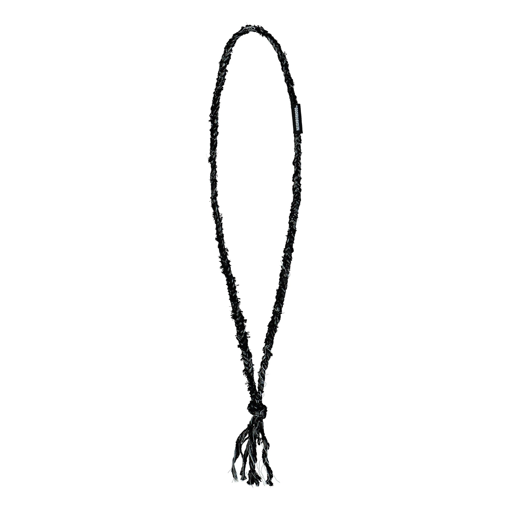 Neighborhood JQ Braid Necklace 251MYNH-AC10 / Black | OVERKILL