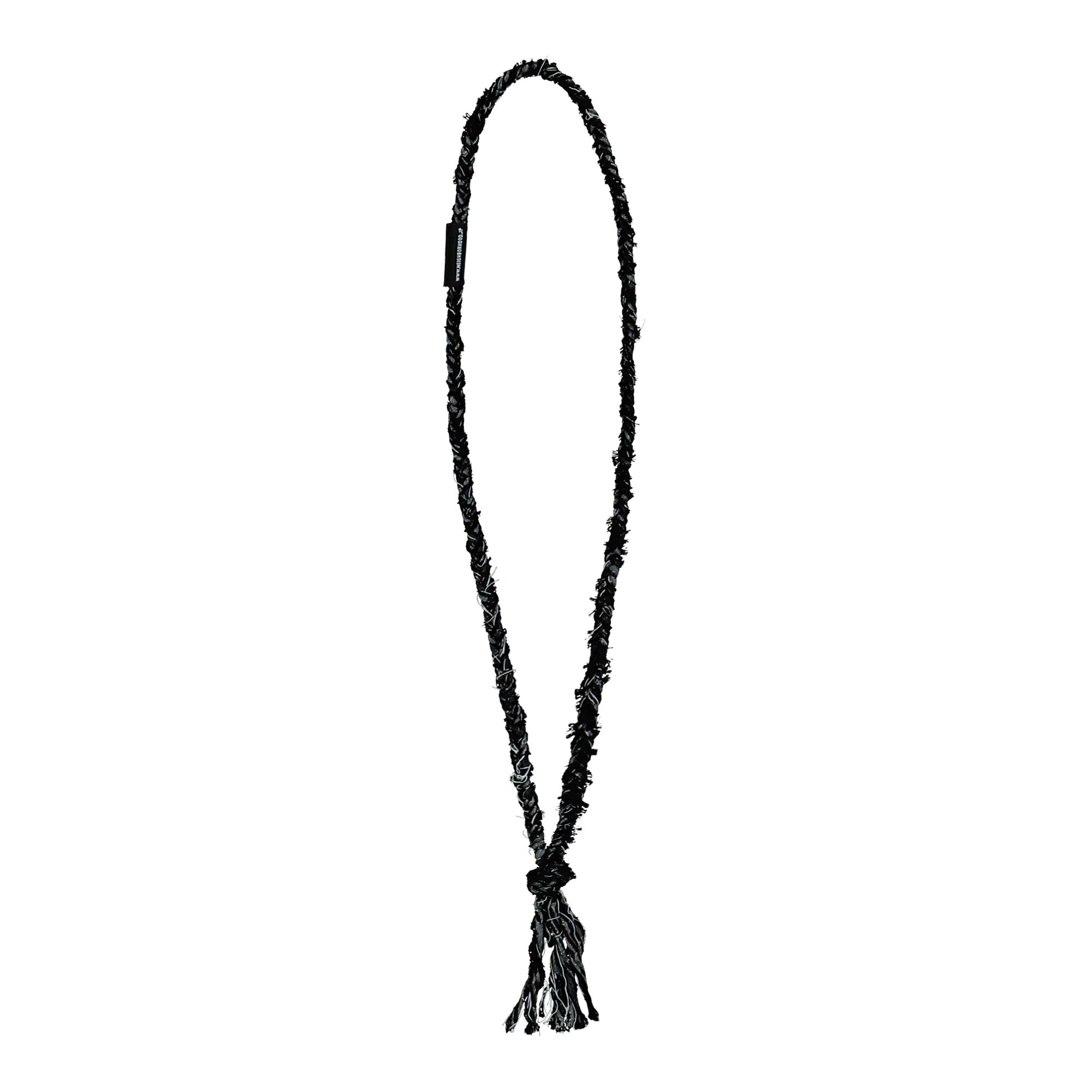 Neighborhood JQ Braid Necklace 251MYNH-AC10 / Black | OVERKILL