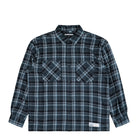 Neighborhood Clan Tartan Check Shirt LS Gray Shirts 252ARNH-SHM01 / Gray | Overkill
