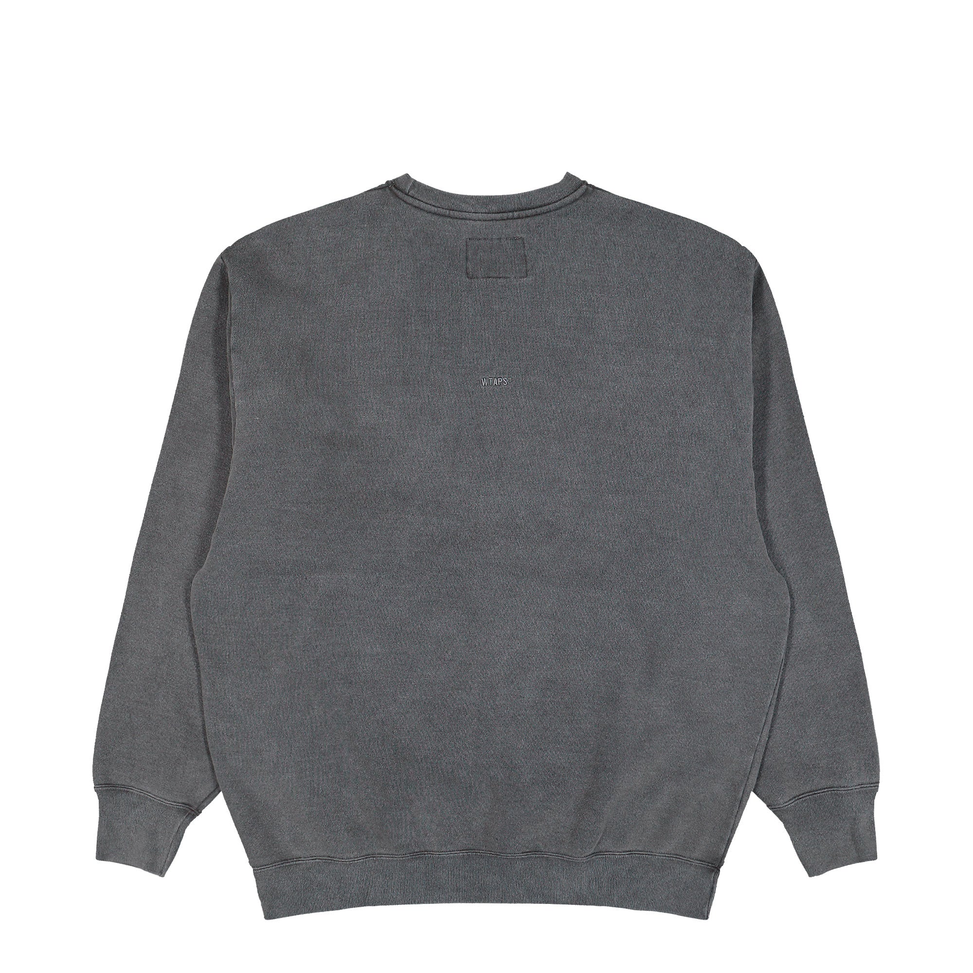 WTAPS Sign-Od / Sweater / Ctpl Charcoal Sweatshirts 252ATDT-CSM03 Close-up | Overkill