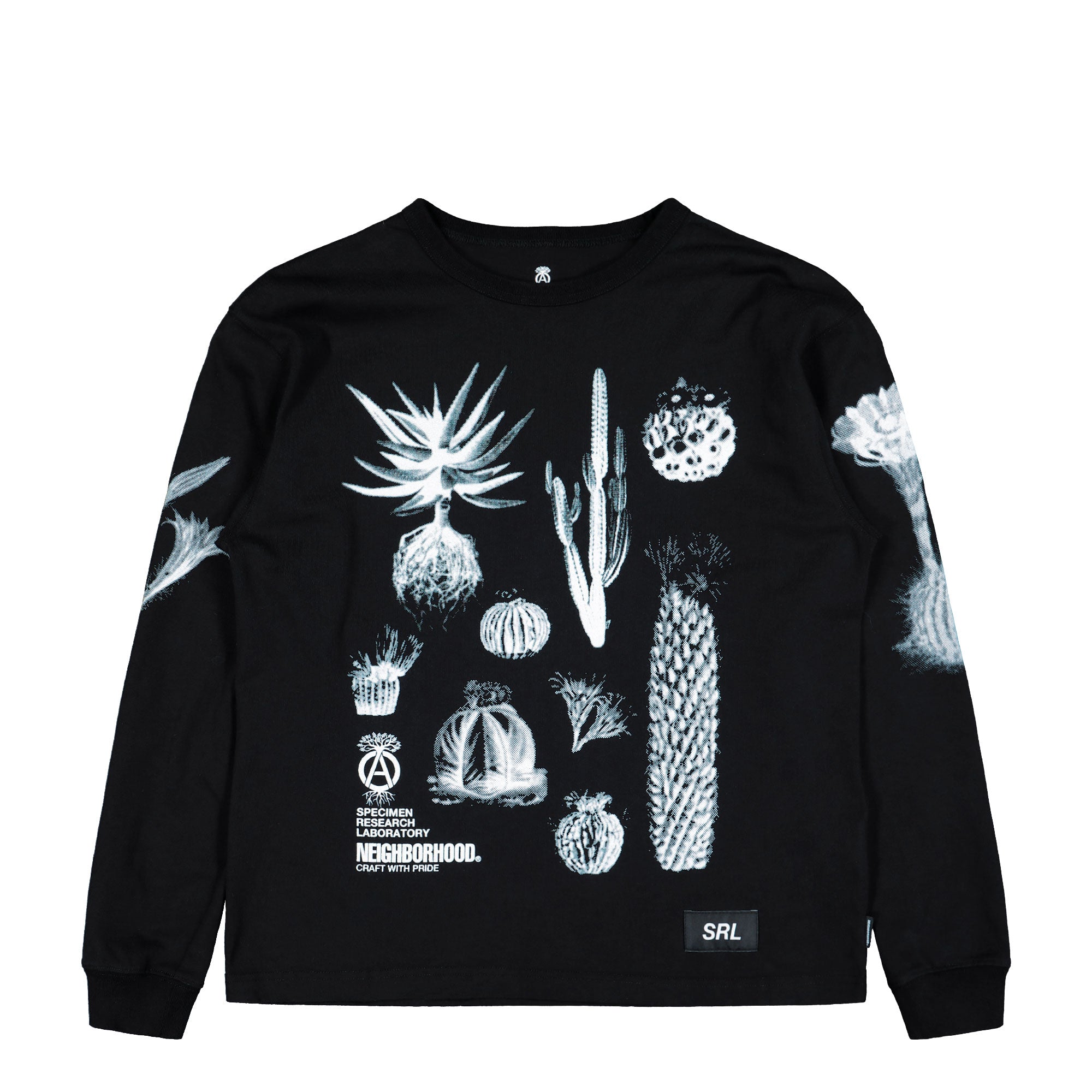 Neighborhood SRL. Crewneck LS Black Longsleeves 252BWNH-CSM04 / Black | Overkill
