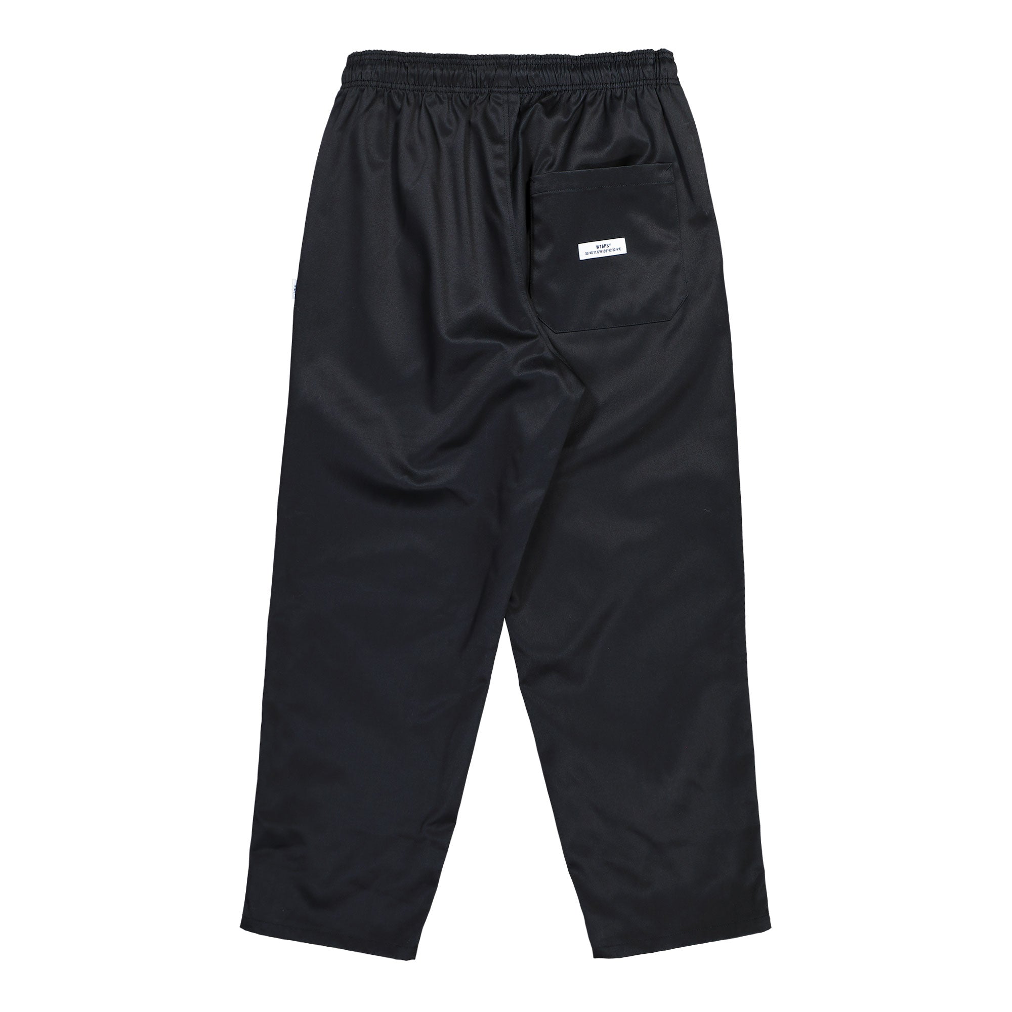 WTAPS SDDT2003 / Trousers / CTPL. Twill Black Casual Pants 252CWDT-PTM04 / Black Close-up | Overkill

