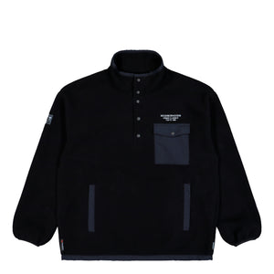 Neighborhood Fleece Stand Collar LS Black Sweatshirts 252FPNH-CSM02 | Overkill
