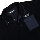 Neighborhood Fleece Stand Collar LS Black Sweatshirts 252FPNH-CSM02 Detailfoto | Overkill
