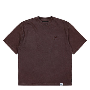 Neighborhood Pigment Dyed Crewneck SS Brown T-Shirts 252FPNH-CSM07 / Brown | Overkill
