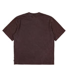 Neighborhood Pigment Dyed Crewneck SS Brown T-Shirts 252FPNH-CSM07 / Brown Close-up | Overkill
