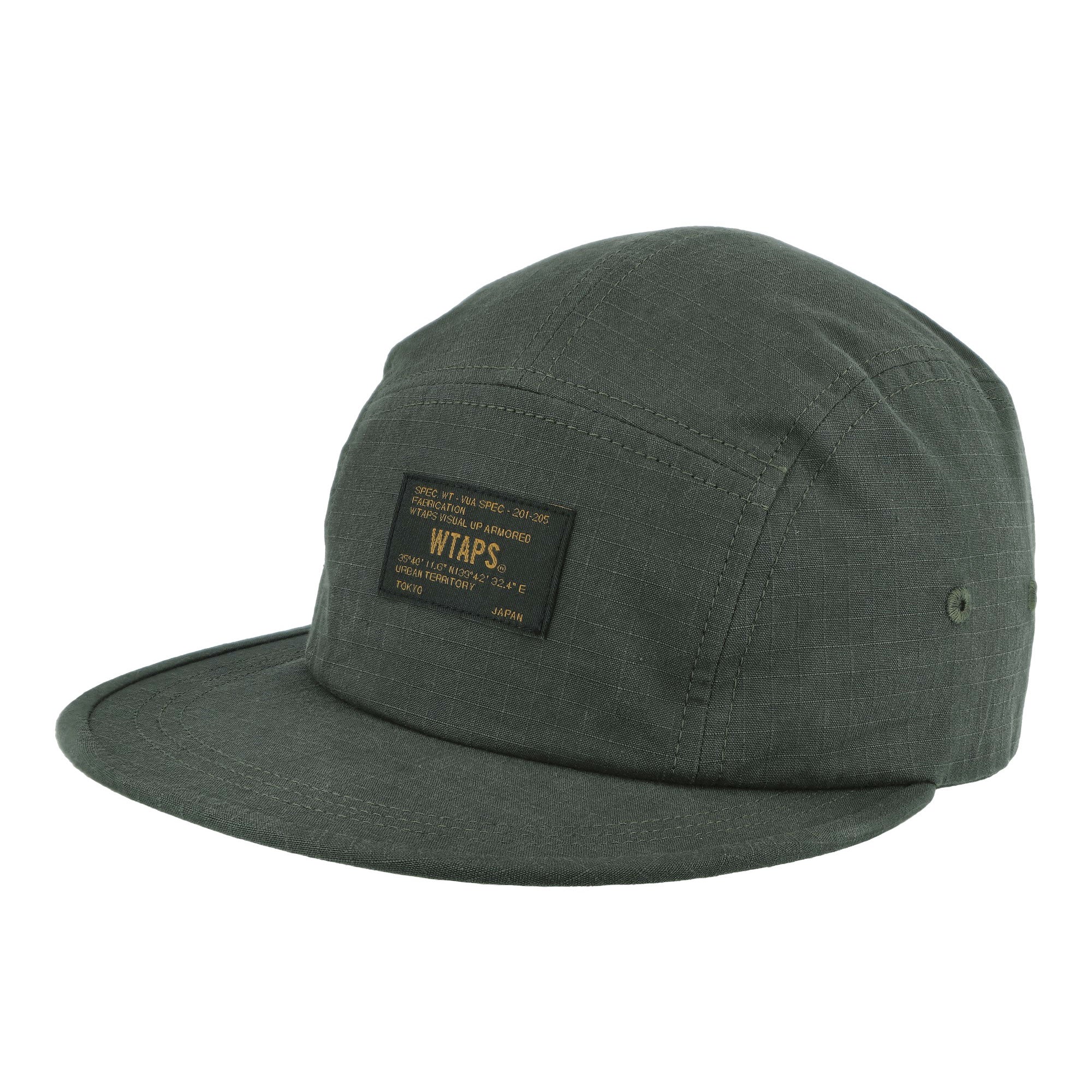 WTAPS T-5 03 / Cap / Cotton.Ripstop Black Olive Drab 252HCDT-HT03 | Overkill
