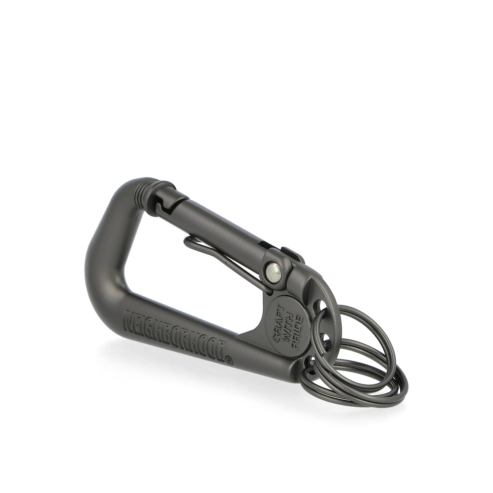 【新品】NEIGHBORHOOD CARABINER KEYHOLDER Neighborhood Carabiner Keyholder 252MYNH-AC03 / Black | OVERKILL