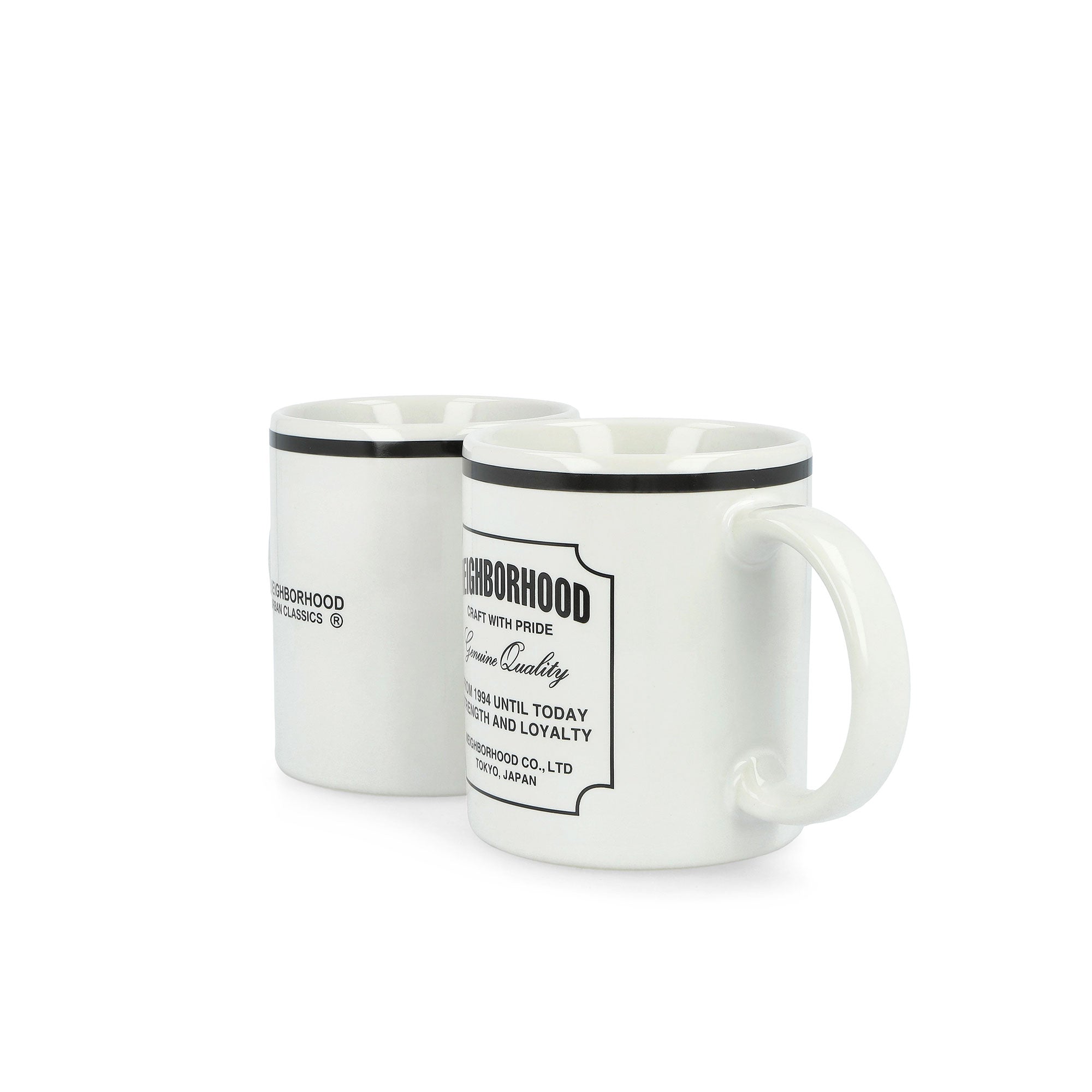 Neighborhood Mug Cup Set Black Mugs & Bottles 252MYNH-AC06 / Black Close-up | Overkill

