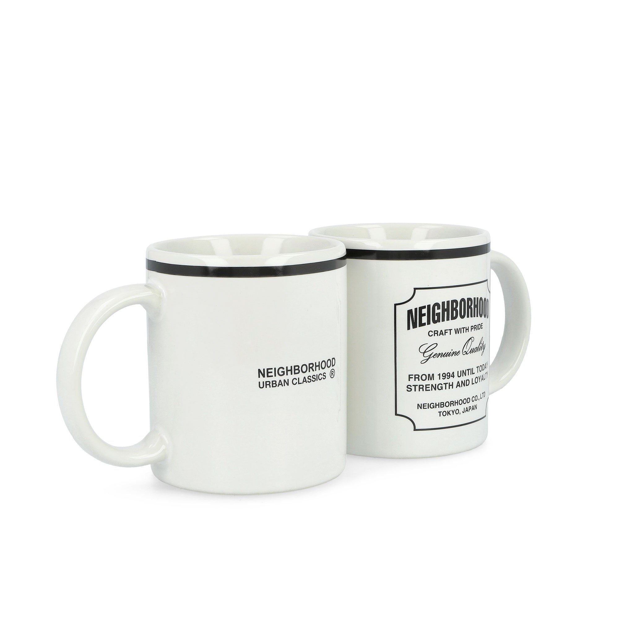 Neighborhood Mug Cup Set Black Mugs & Bottles 252MYNH-AC06 / Black Detail View 1 | Overkill
