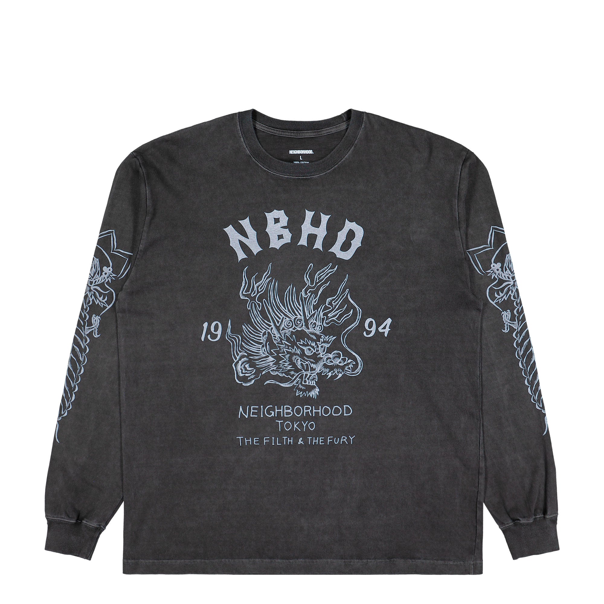 Neighborhood NH . Tee LS-14 Black Longsleeves 252PCNH-LT14 | Overkill