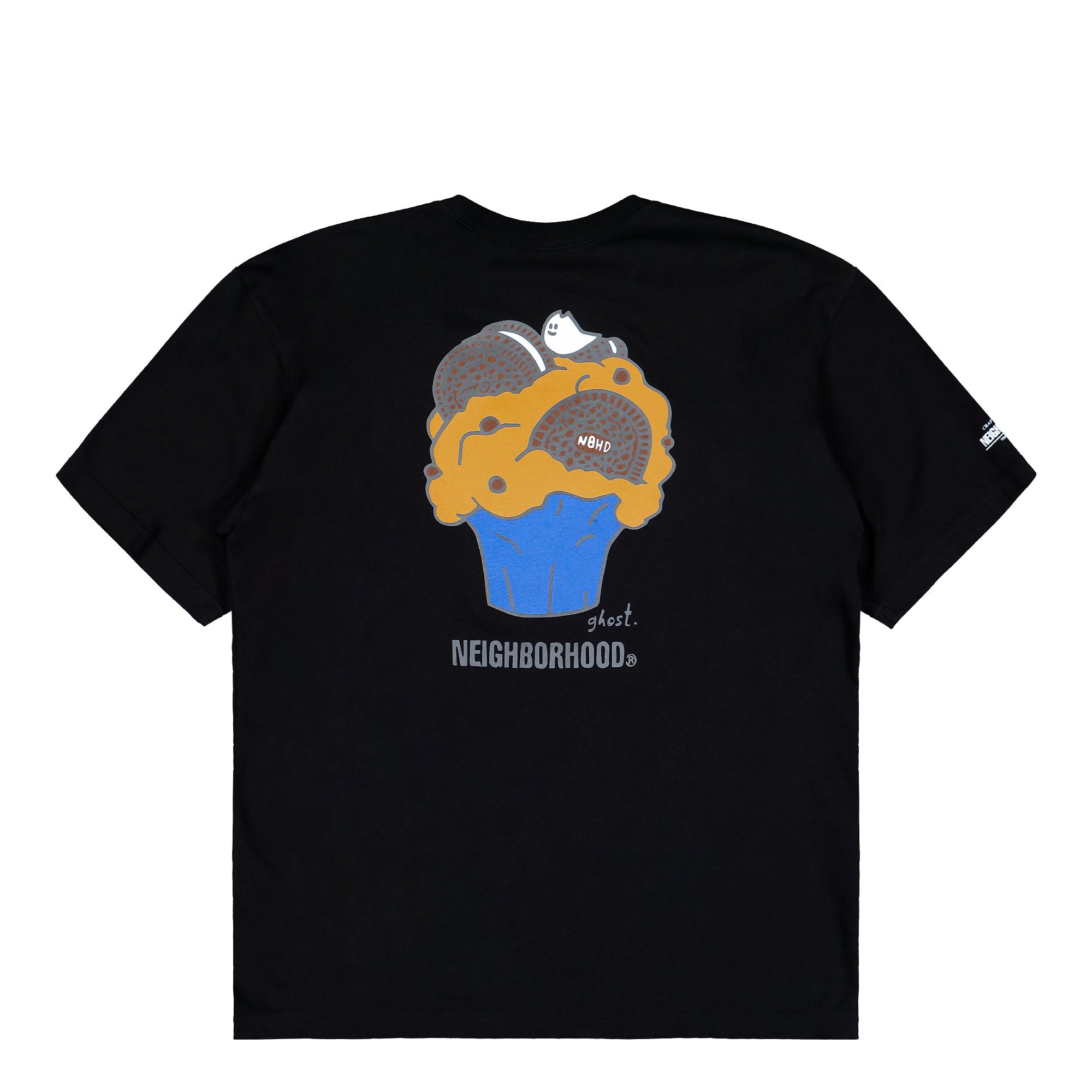 Neighborhood NH. Tee SS-11 Black T-Shirts 252PCNH-ST11 / Black Close-up | Overkill
