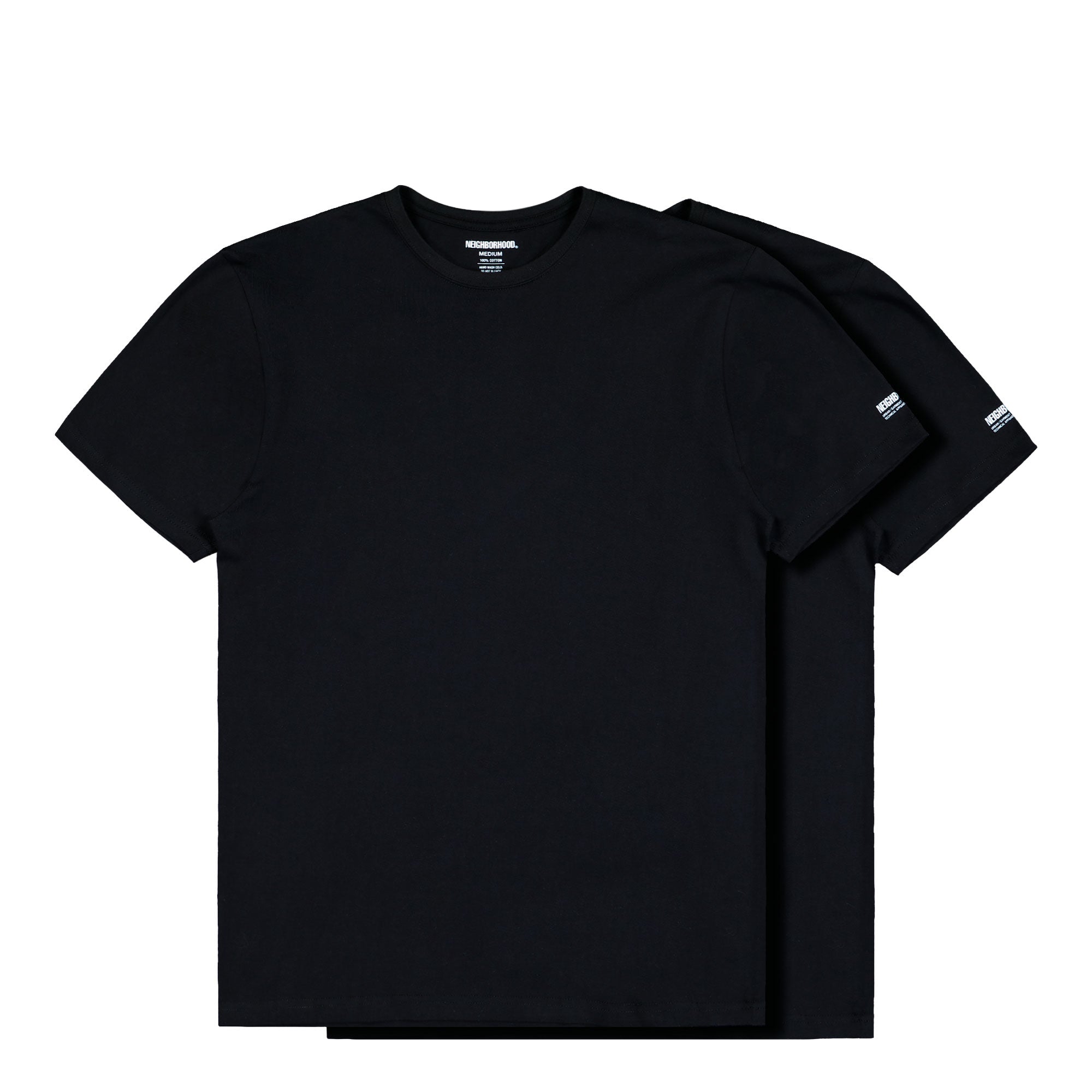 Neighborhood Classic 2Pack Tee SS Black T-Shirts 252QTNH-UWM01 / Black | Overkill

