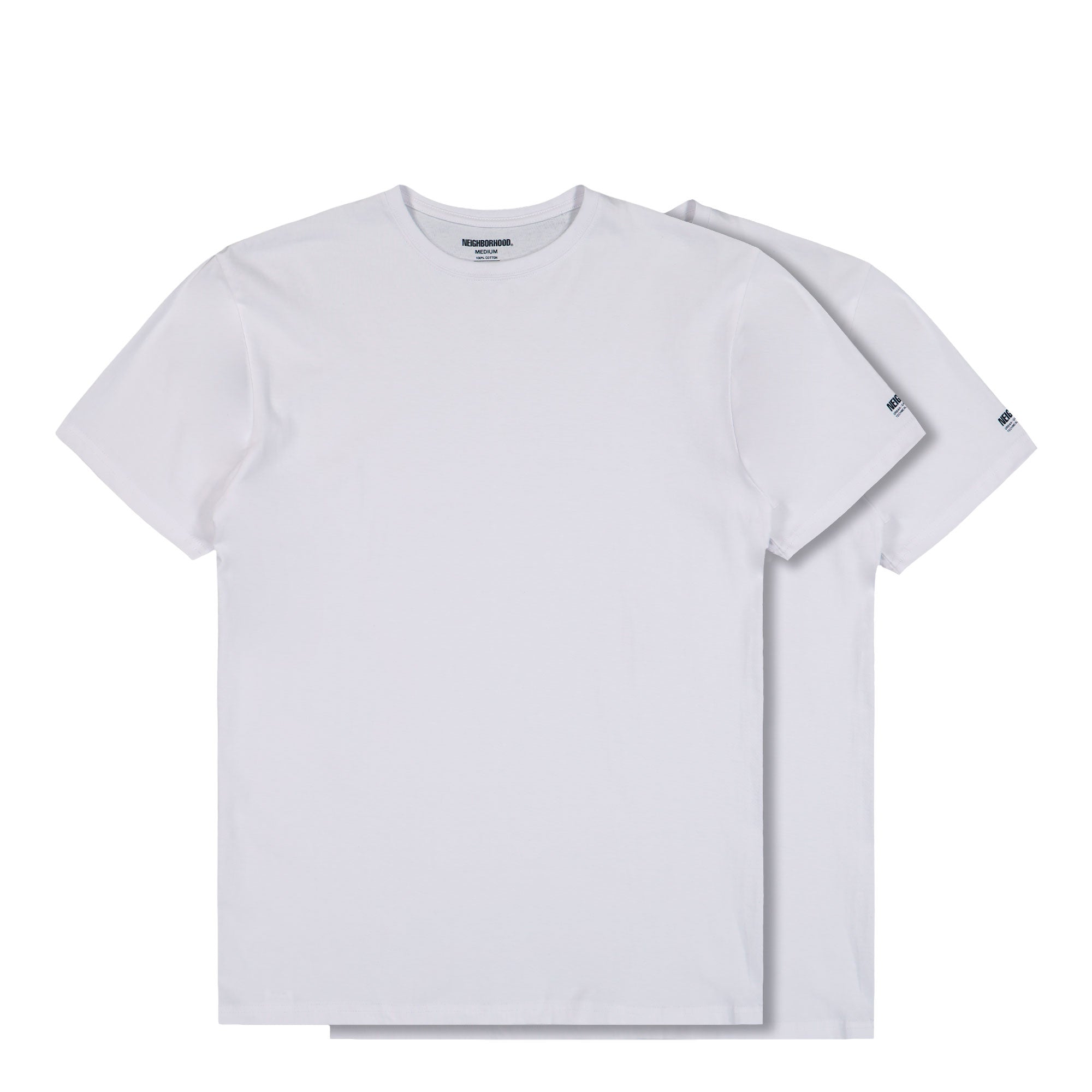 Neighborhood Classic 2Pack Tee SS White T-Shirts 252QTNH-UWM01 / White | Overkill
