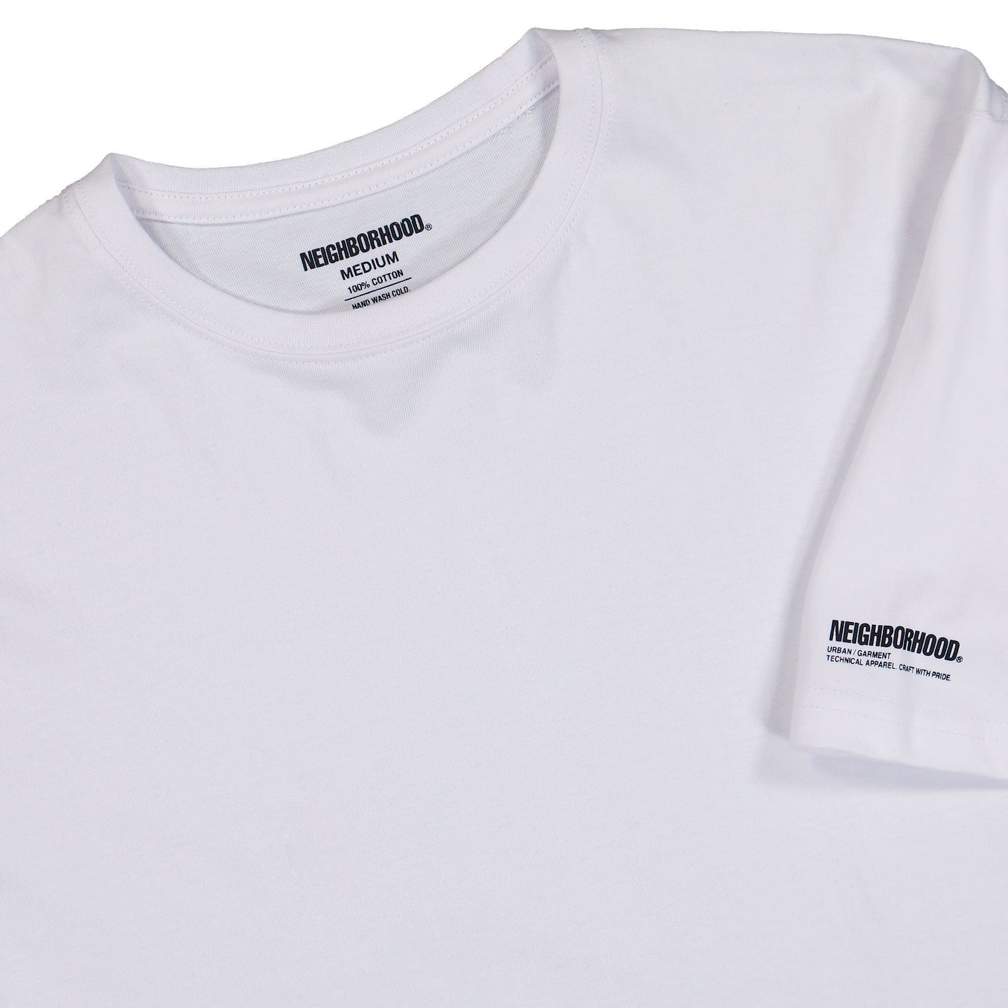 Neighborhood Classic 2Pack Tee SS White T-Shirts 252QTNH-UWM01 / White Detailfoto | Overkill
