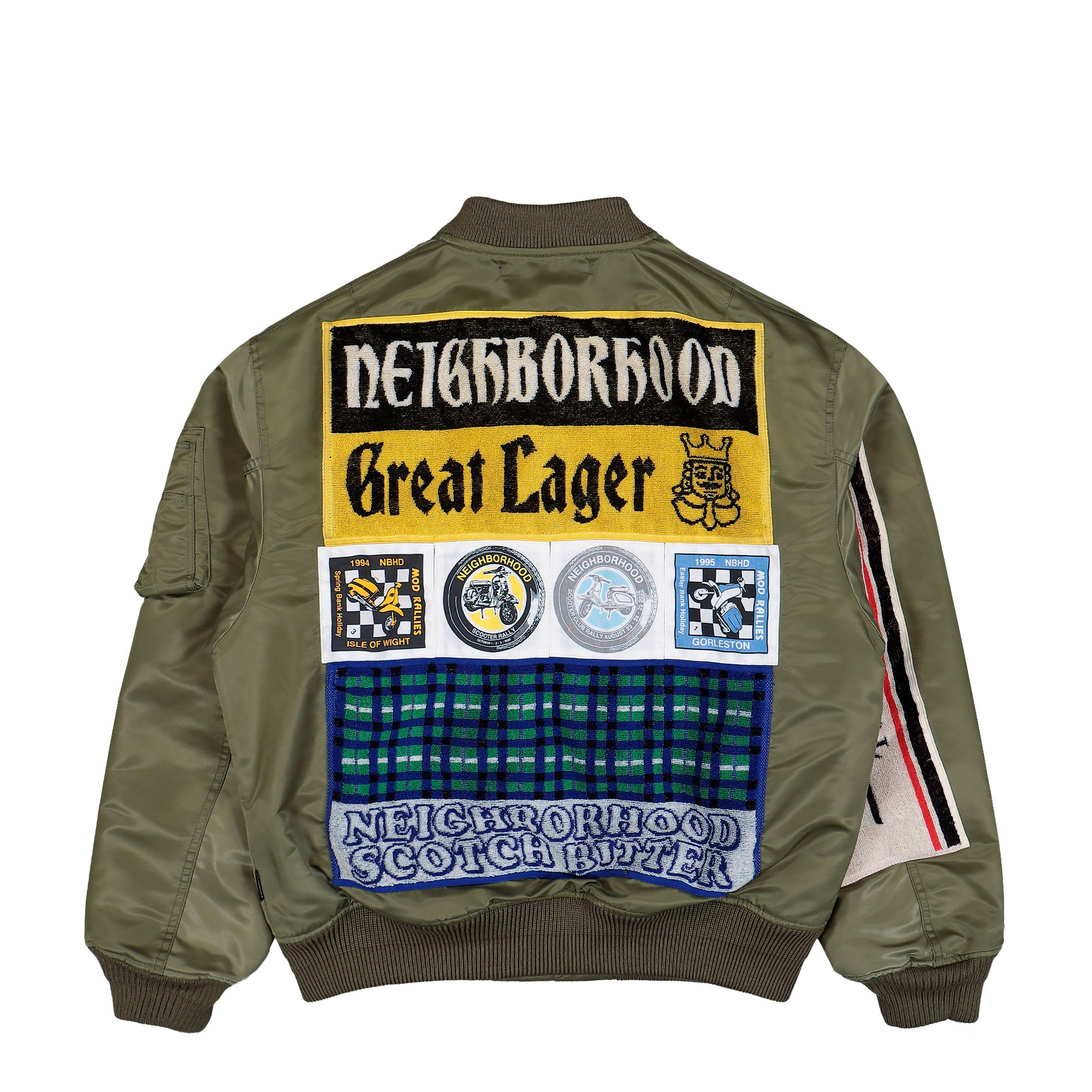 【NEIGHBORHOOD】MA-1 FLIGHT JACKET MOD Neighborhood Mens MA-1 Flight Jacket Mod – Extra Butter