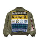 Neighborhood MA-1 Flight Jacket Mod Olive Drab Jackets 252SPNH-JKM02 Detail View 2 | GATE