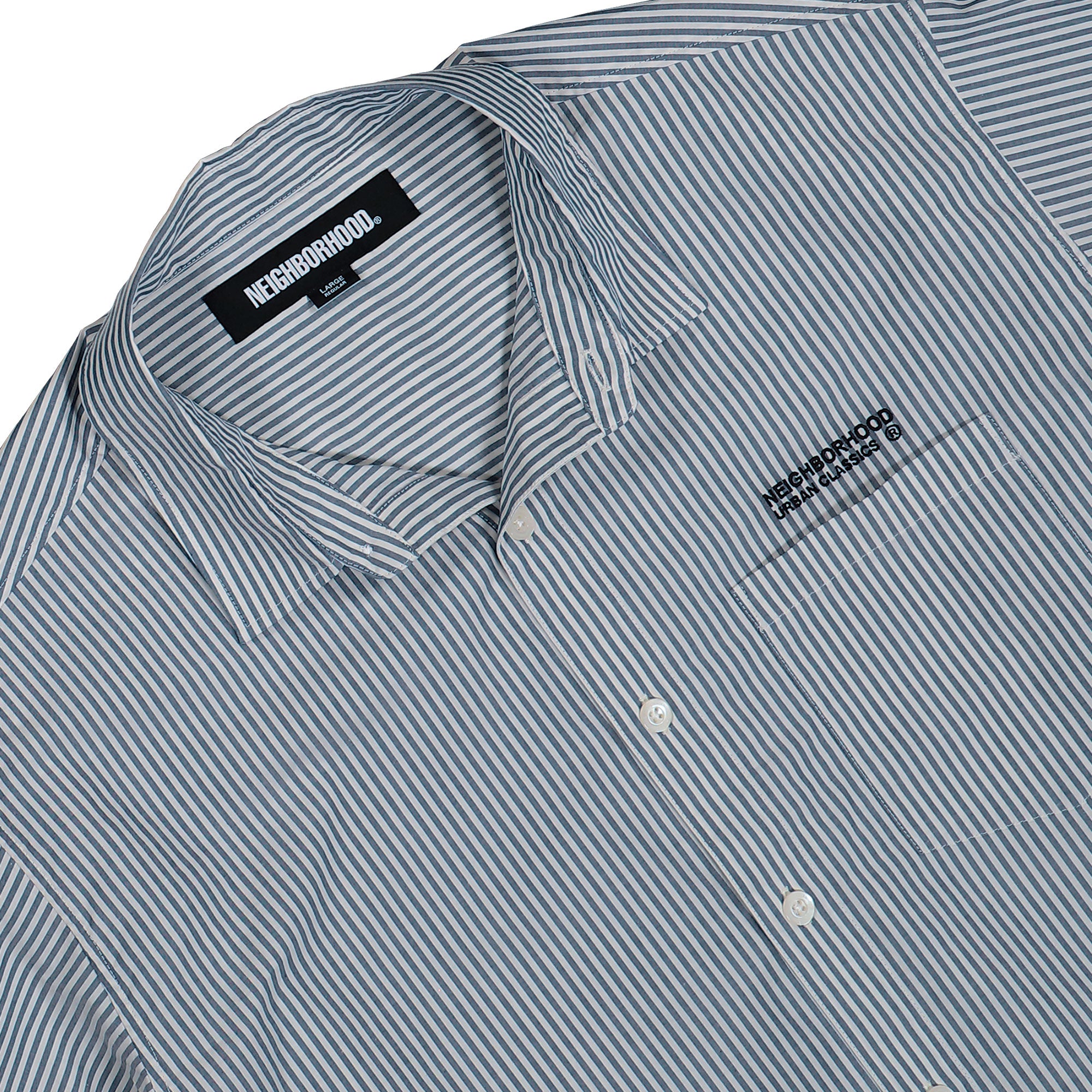 Neighborhood Stripe Shirt LS 252SPNH-SHM04 | OVERKILL