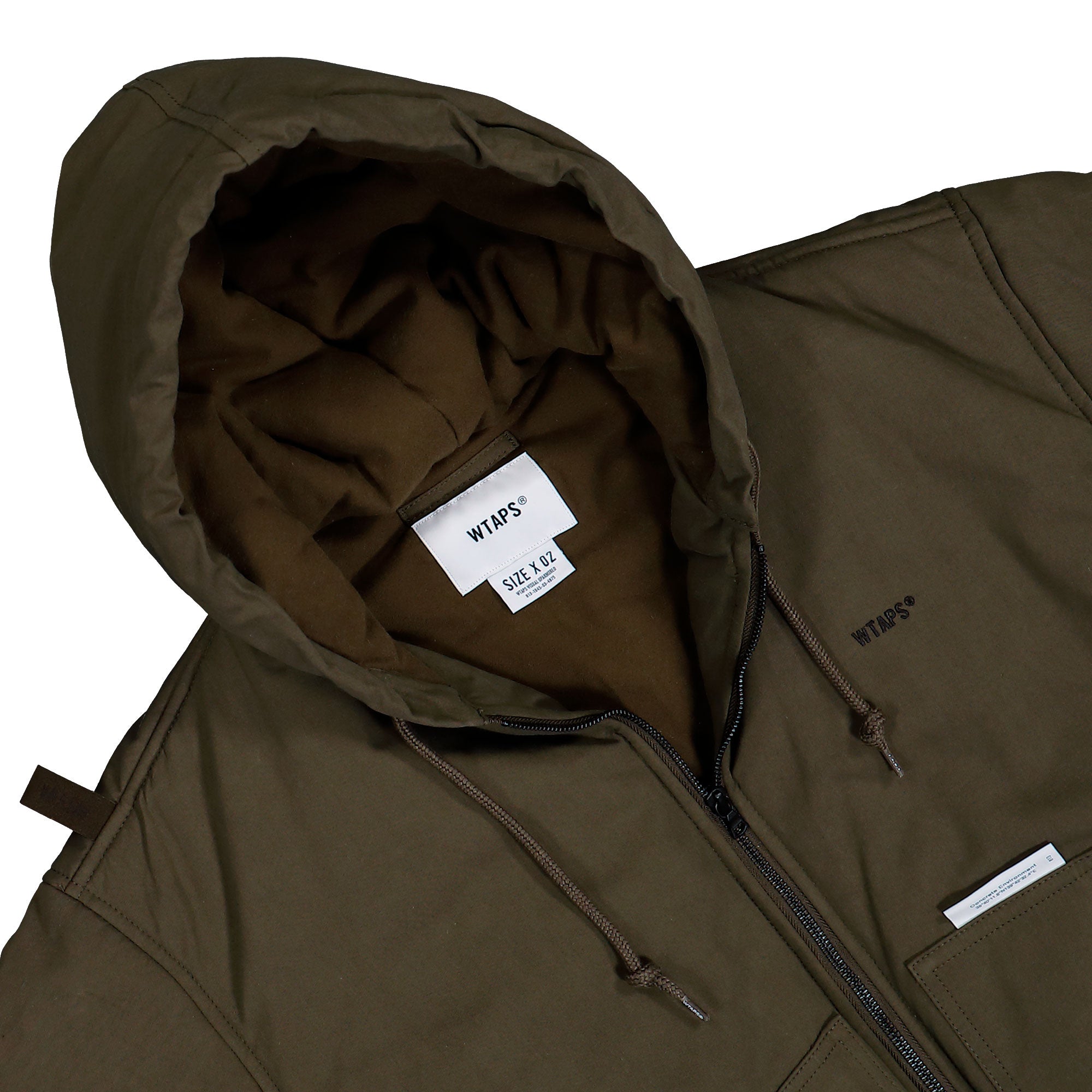 WTAPS Puff D00M / Jackets / Cotton. Weather Brown Jackets 252TQDT-JKM01 Detailfoto | Overkill

