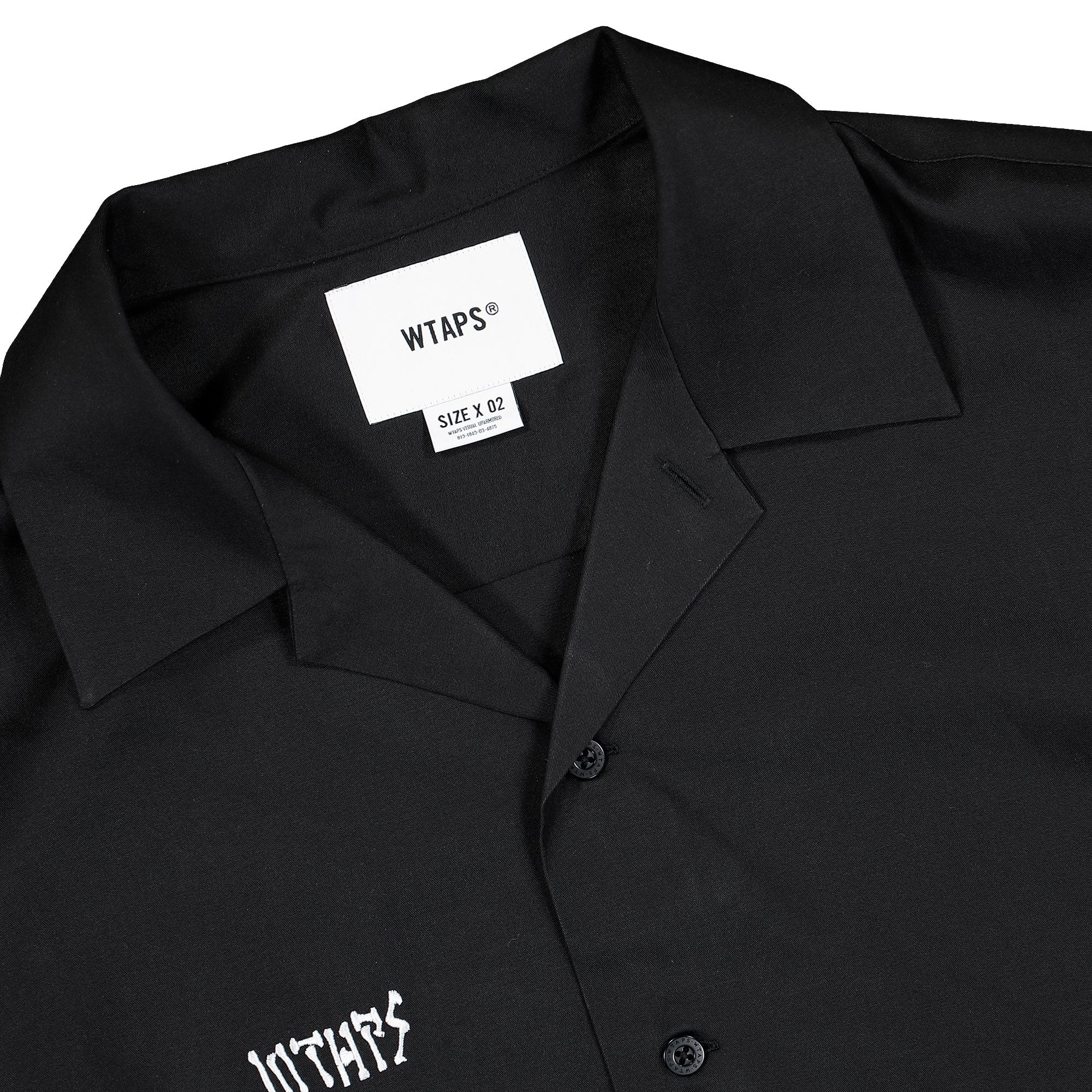 WTAPS EW / LS / CTLY. Twill 252TQDT-SHM06 / Black | OVERKILL