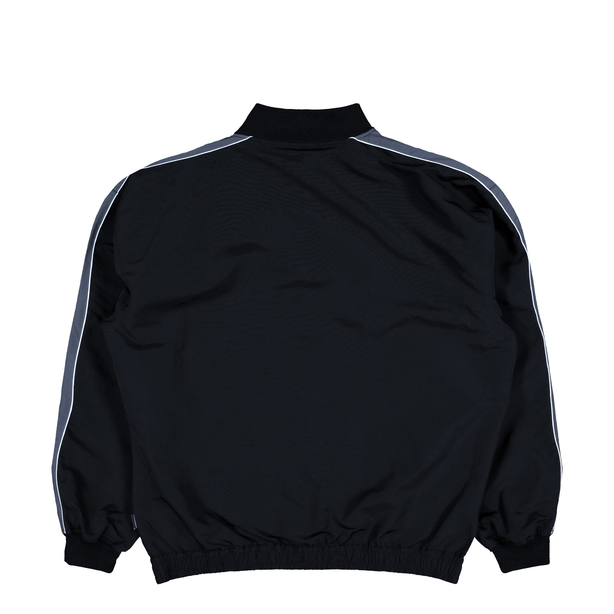Neighborhood Bicolor Track Jacket Black Track Jackets 252TSNH-JKM07 / Black Close-up | Overkill
