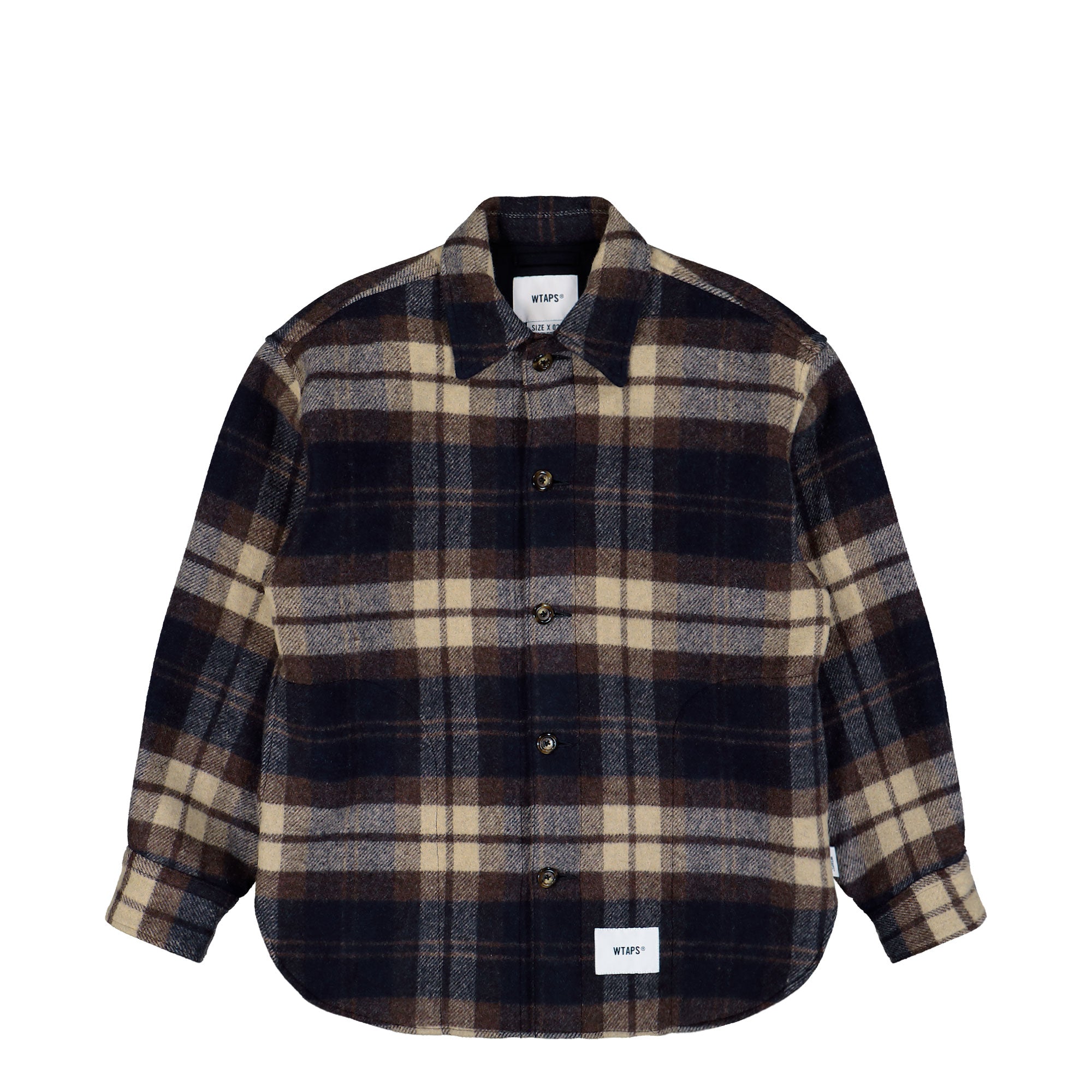 WTAPS WCPO / Jacket / WOPL. Melton. Textile Beige Jackets 252WVDT-JKM05 | Overkill
