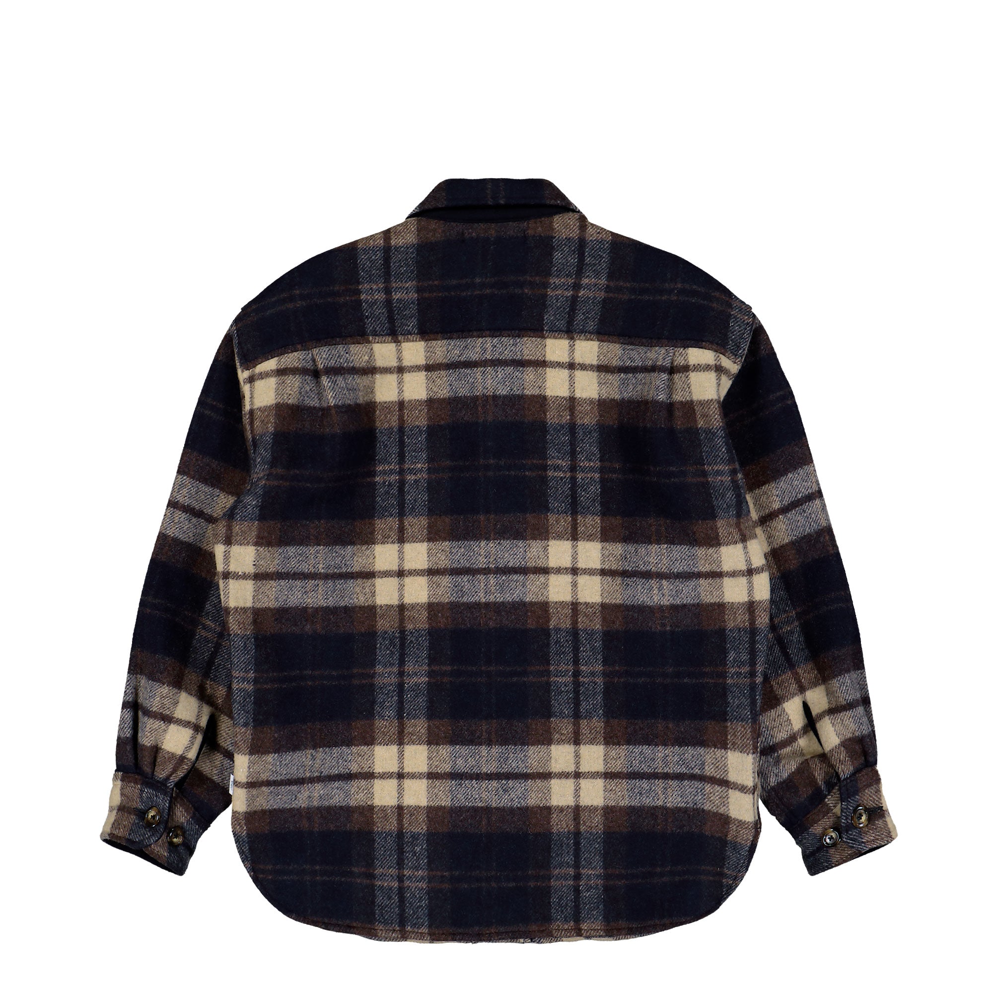 WTAPS WCPO / Jacket / WOPL. Melton. Textile Beige Jackets 252WVDT-JKM05 Close-up | Overkill
