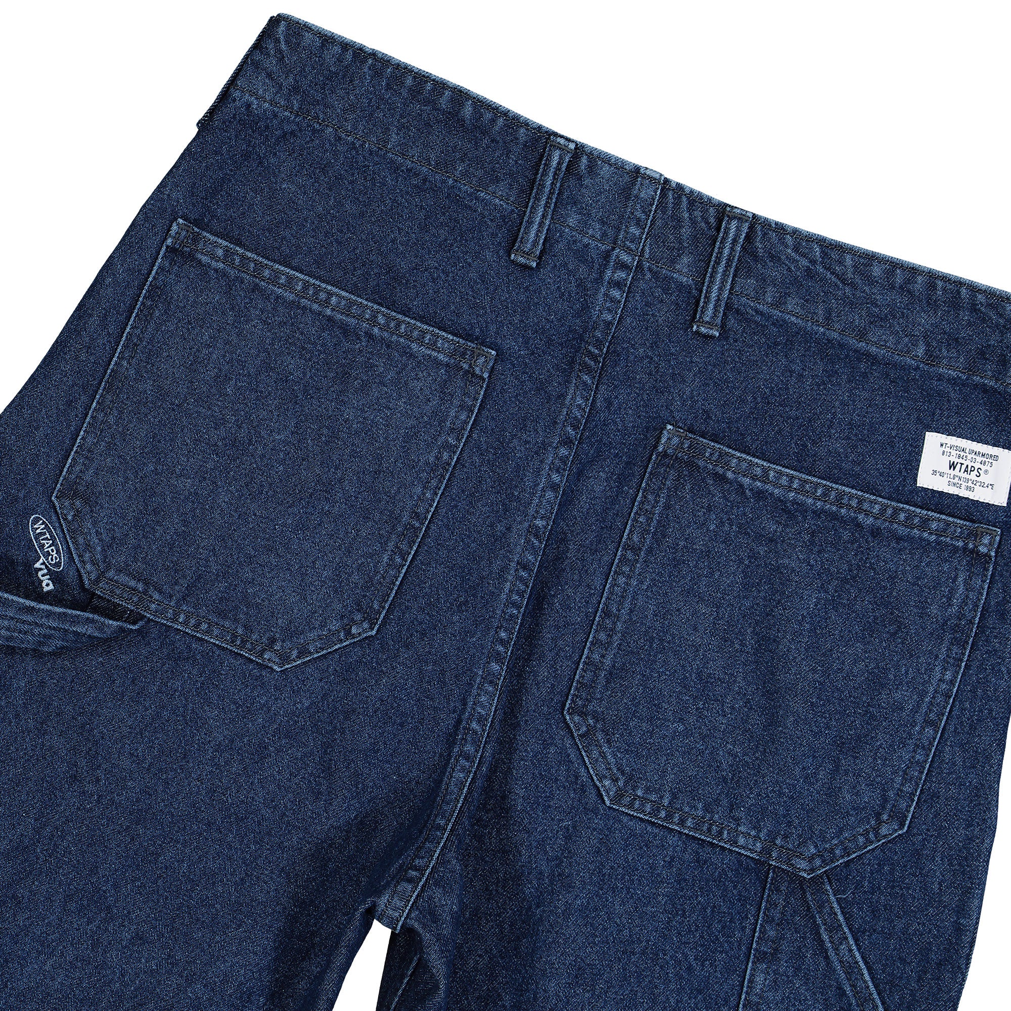 WTAPS ARMSTG2501 / Trousers / Cotton. Denim Indigo Jeans 252WVDT-PTM04 / Indigo Detail View 2 | Overkill
