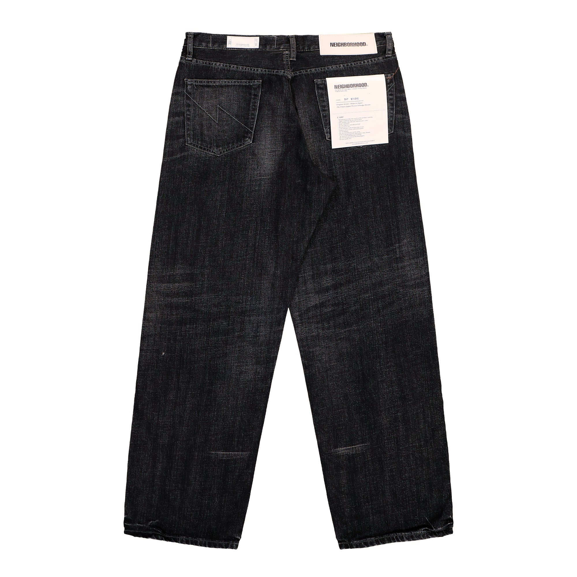 Neighborhood Washed Denim DP Wide Pants 252XBNH-PTM04 | OVERKILL