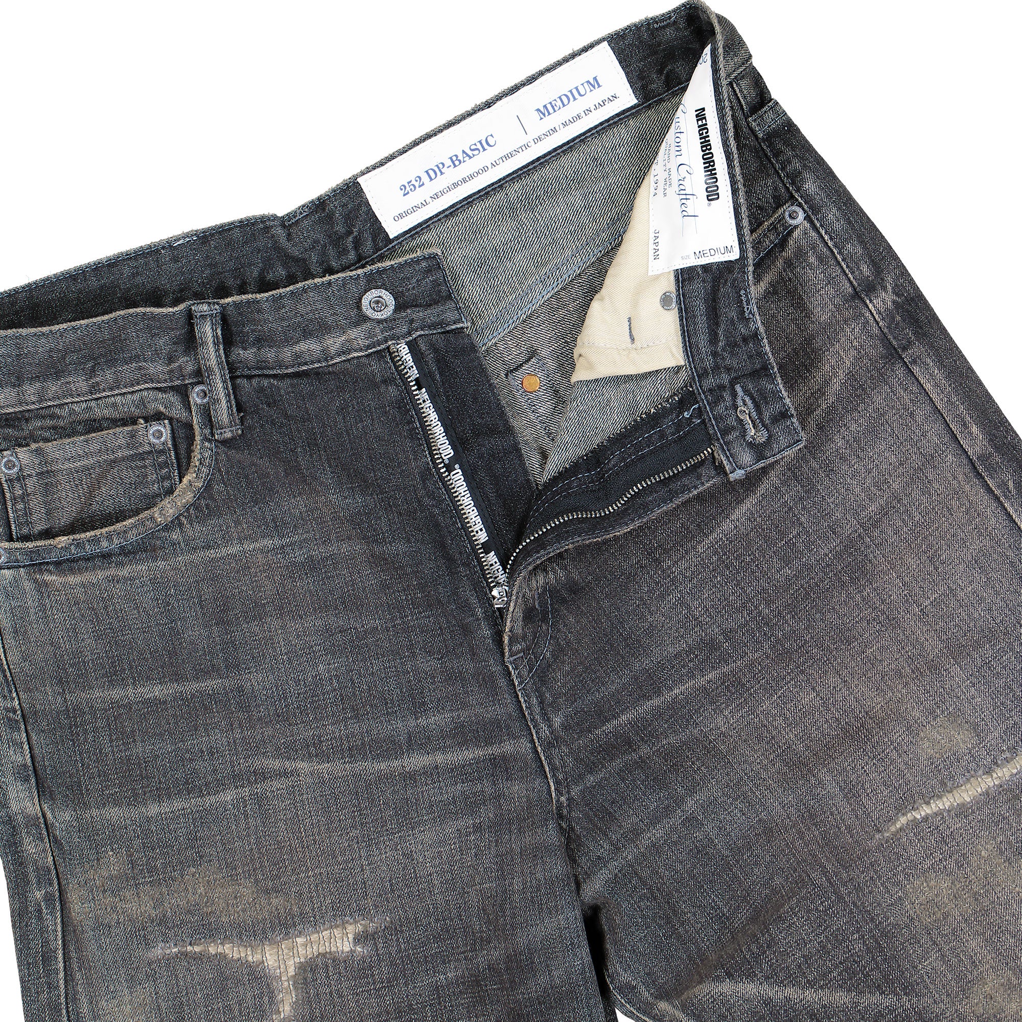 Neighborhood Savage Denim DP Basic Pants Black Jeans 252XBNH-PTM08 / Black Detail View 1 | Overkill
