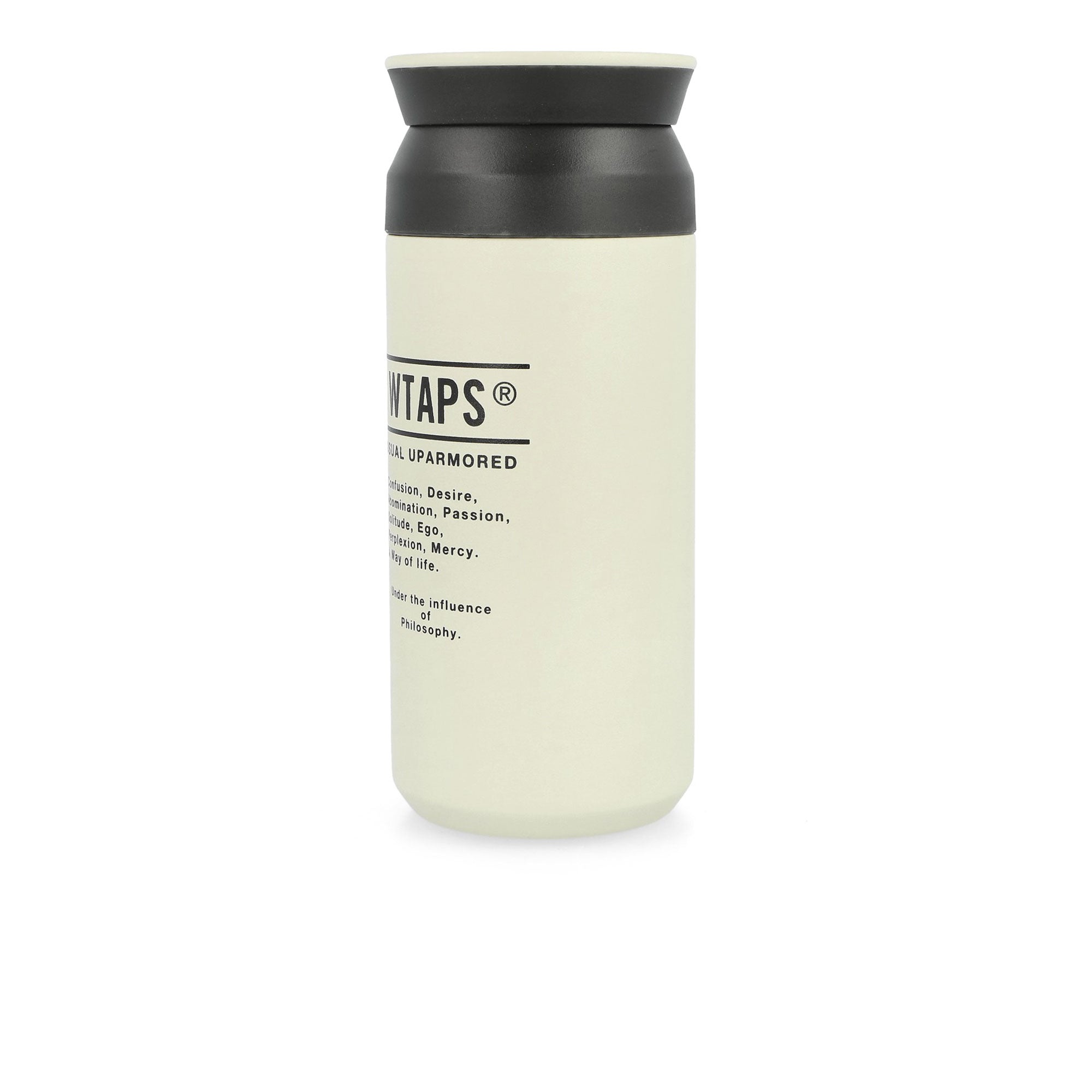 WTAPS H2O 350ML / Water Bottle / Steel White Mugs & Bottles 252XKXKD-AC01 / White Close-up | Overkill
