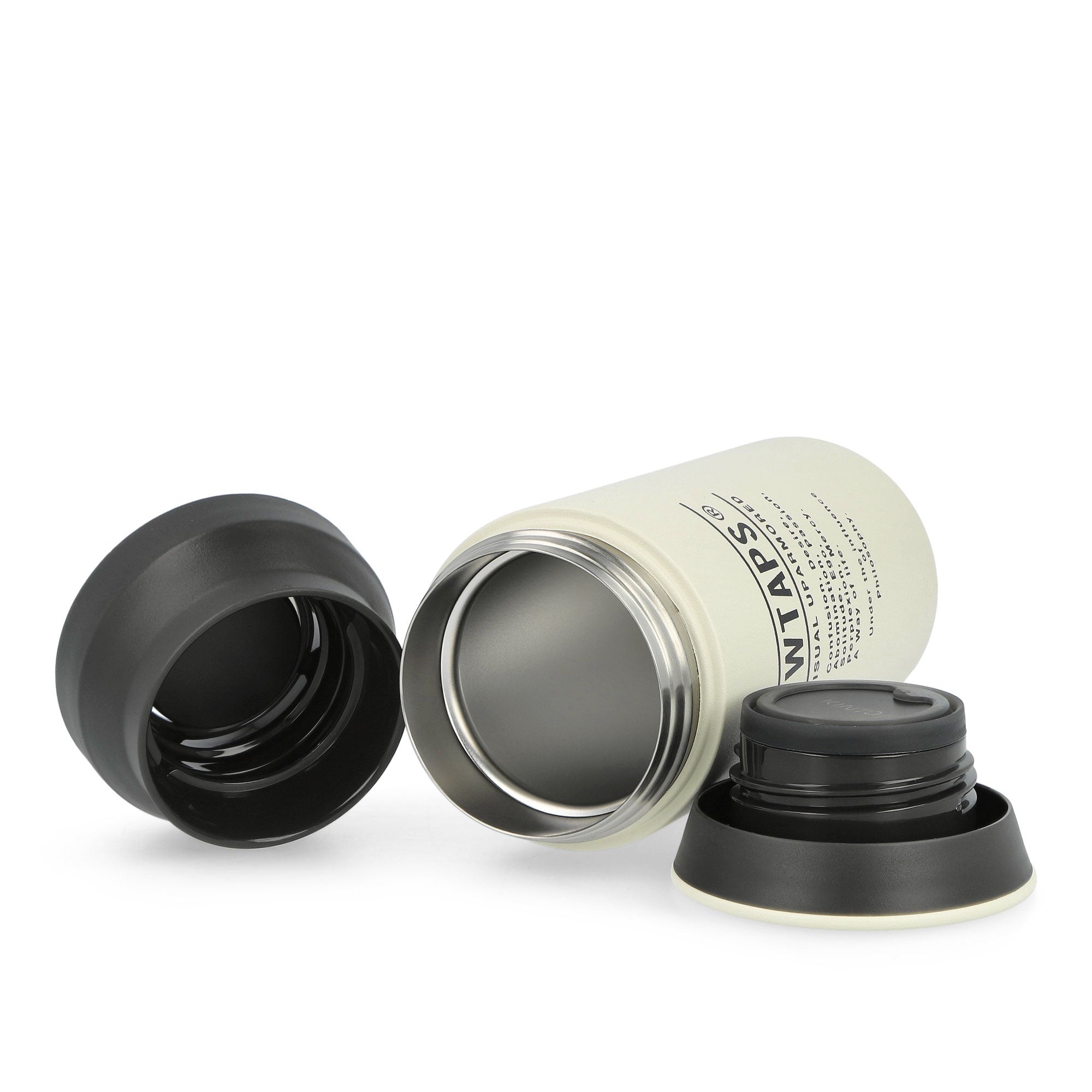 WTAPS H2O 350ML / Water Bottle / Steel White Mugs & Bottles 252XKXKD-AC01 / White Detailfoto | Overkill
