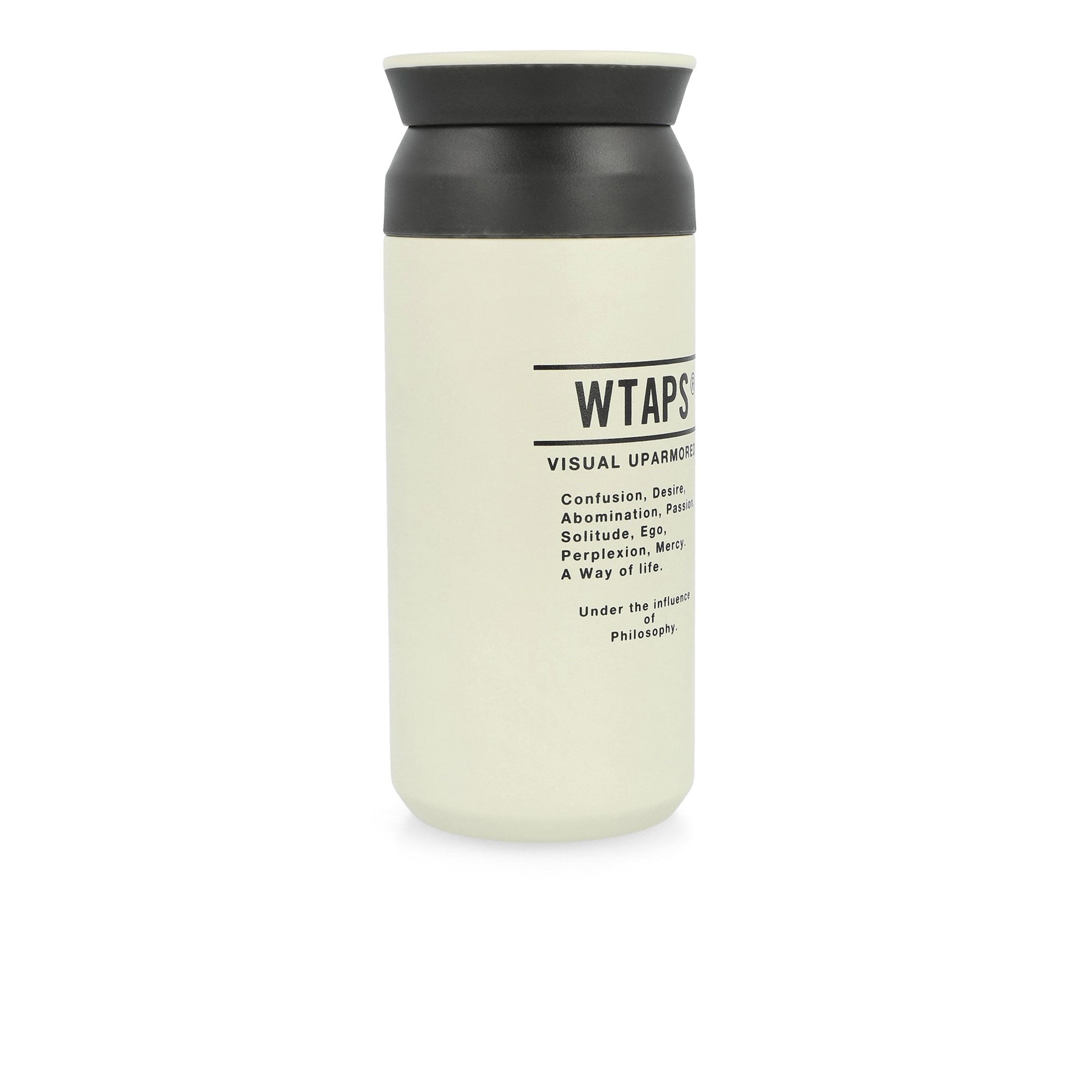 WTAPS H2O 350ML / Water Bottle / Steel White Mugs & Bottles 252XKXKD-AC01 / White Detail View 1 | Overkill
