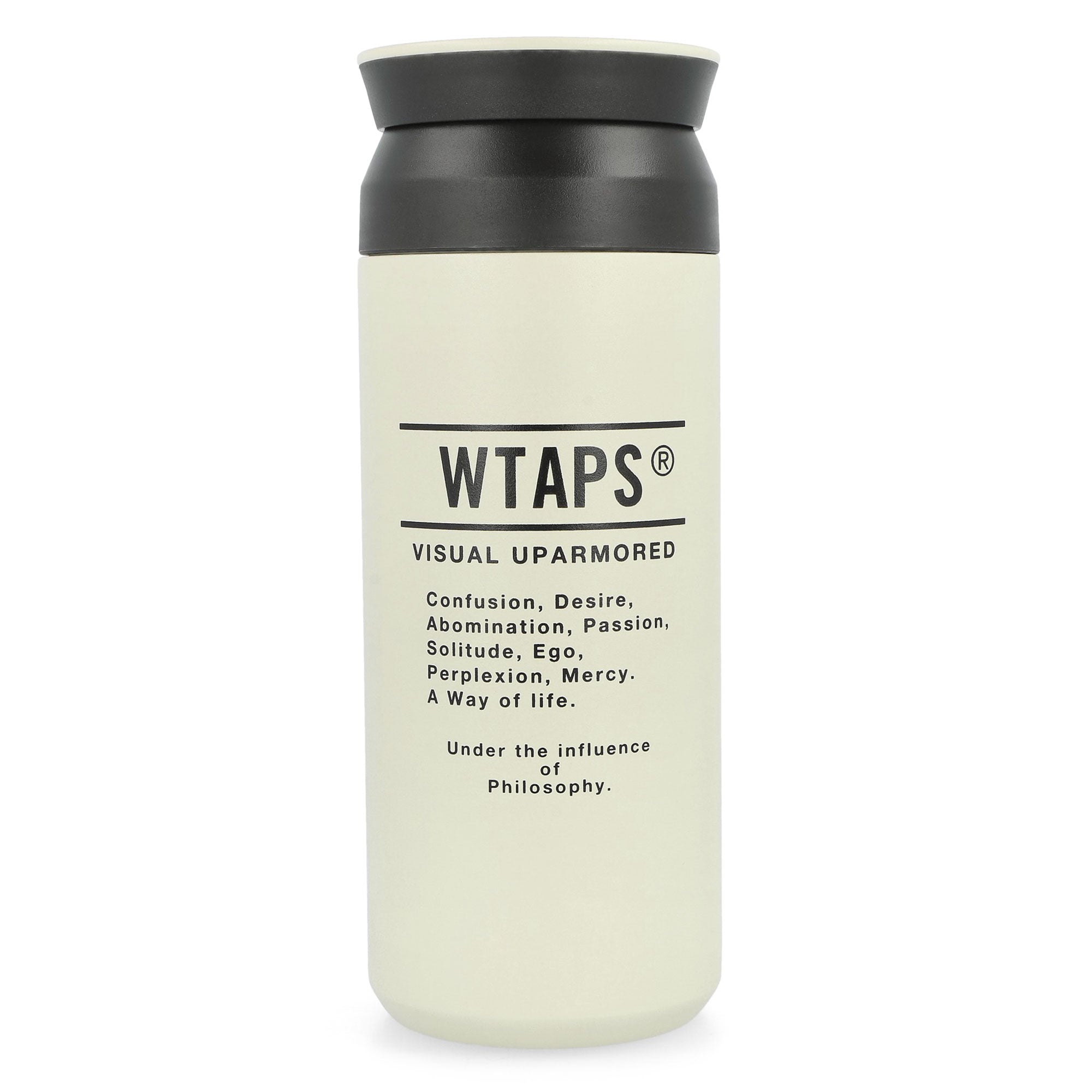 WTAPS H2O 500ML / Water Bottle / Steel White Mugs & Bottles 252XKXKD-AC02 / White | Overkill
