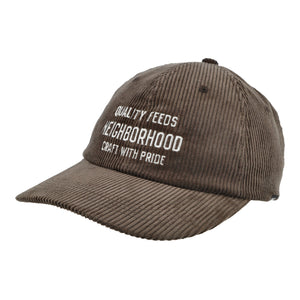 Neighborhood Corduroy Dad Cap Brown Caps 252YGNH-HT02 | Overkill