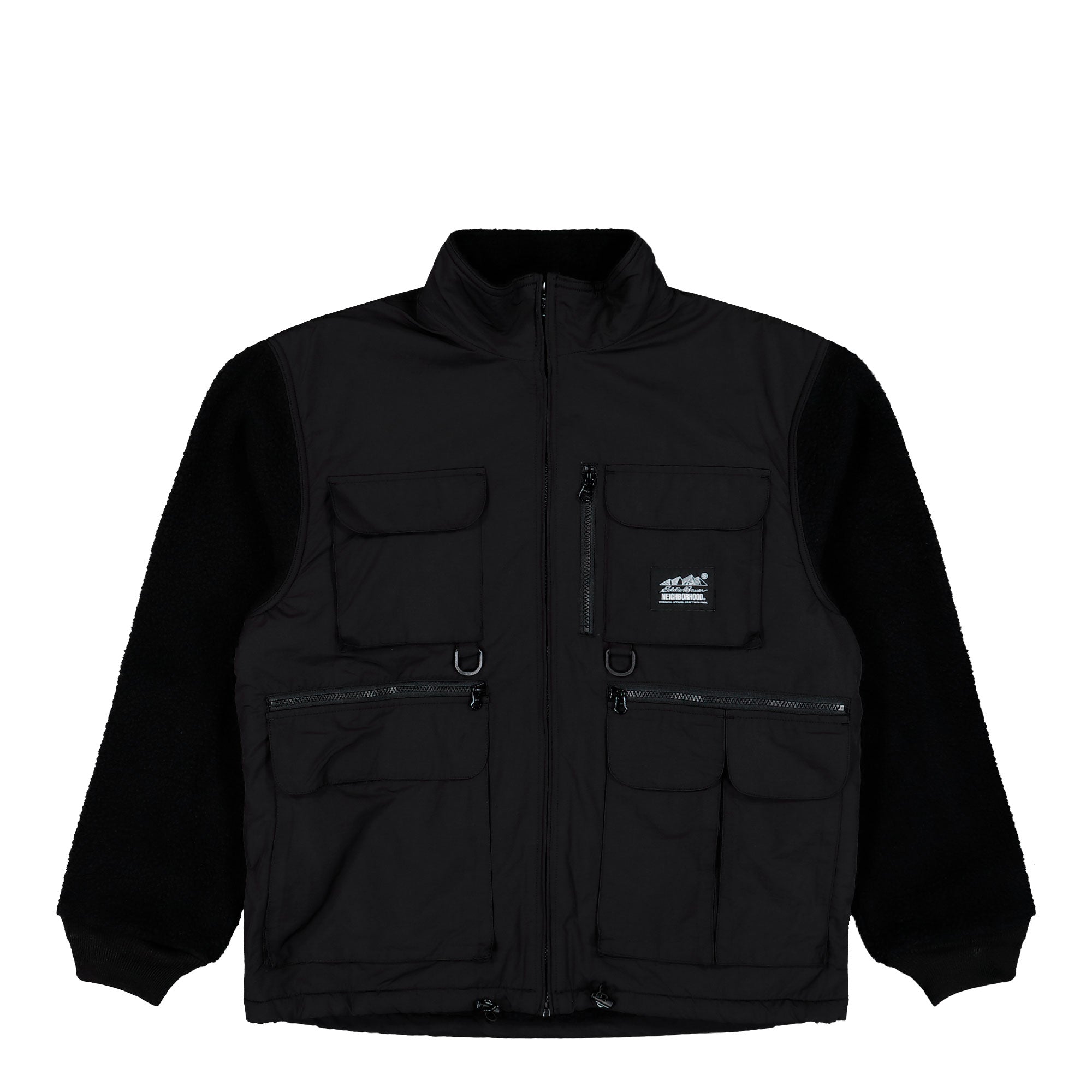 Eddie Bauer x Neighborhood Fleece Fishing Jacket Black Jackets 252ZMEBN-JKM02 | Overkill