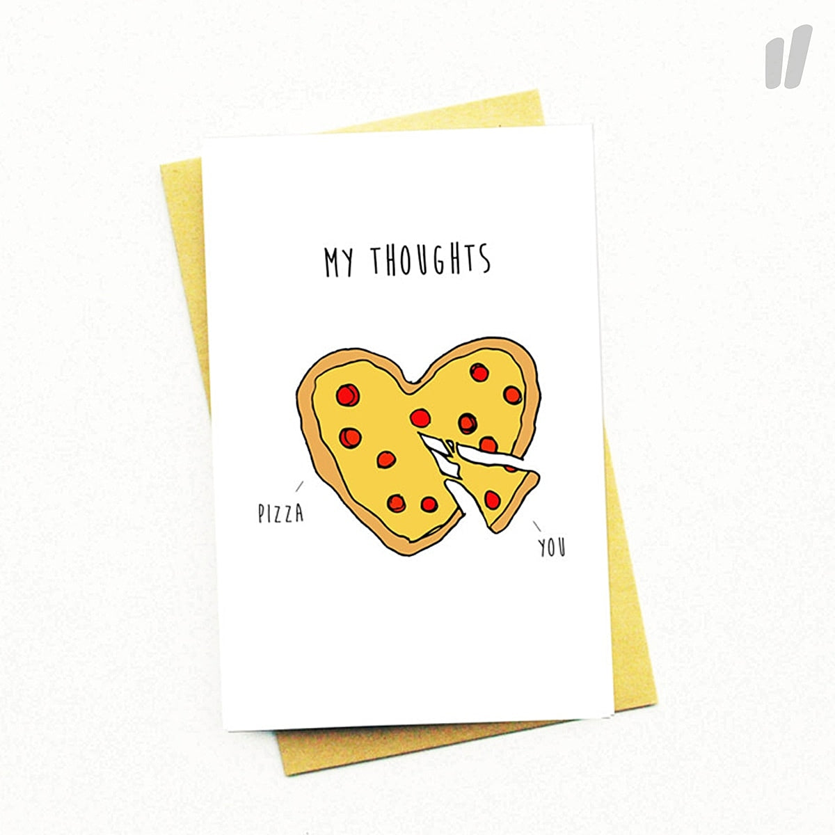 NocturnalPaper "My Thoughts" Card White Cards  | Overkill