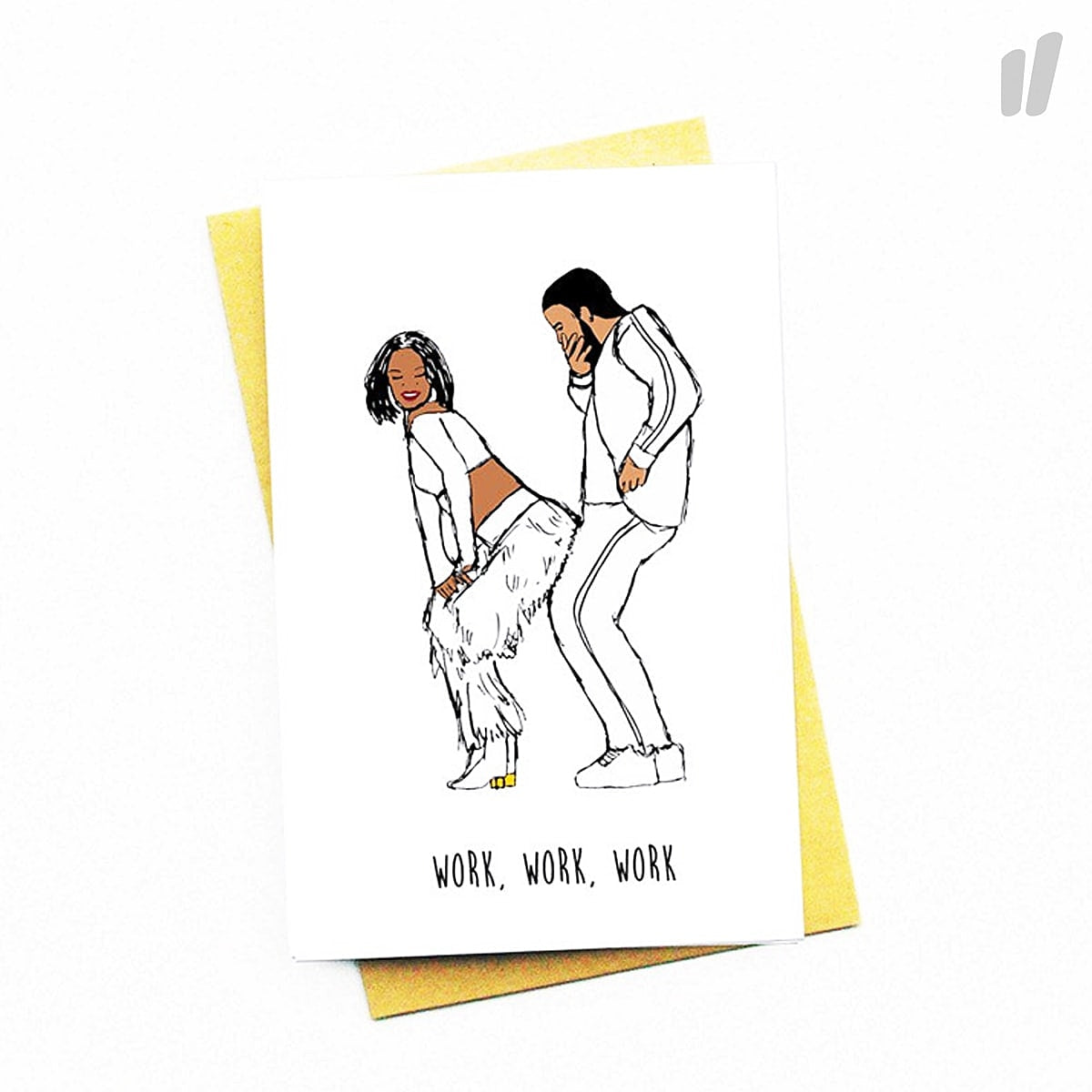 NocturnalPaper "Work  Work  Work" Card White Cards  | Overkill
