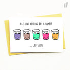 NocturnalPaper "Age Aint Nothing But A Number Of Shots" Card White Cards  | Overkill