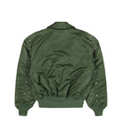 Thug Club x Alpha Industries CWU-45P Rivet Edition Sage Green Bomber & Varsity Jackets 258150-01 Close-up | Overkill
