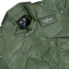 Thug Club x Alpha Industries CWU-45P Rivet Edition Sage Green Bomber & Varsity Jackets 258150-01 Detailfoto | Overkill
