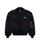 Thug Club x Alpha Industries CWU-45P Rivet Edition Black Bomber & Varsity Jackets 258150-03 | Overkill
