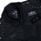 Thug Club x Alpha Industries CWU-45P Rivet Edition Black Bomber & Varsity Jackets 258150-03 Detail View 1 | Overkill
