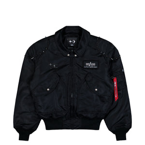 Thug Club x Alpha Industries CWU-45P Studio Edition Black Bomber & Varsity Jackets 258152-03 | Overkill
